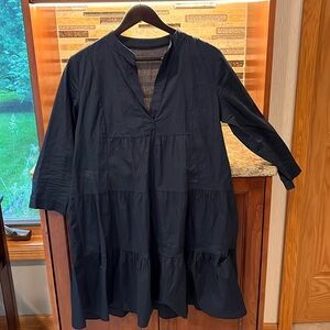 Navy Blue Italian Cover Up